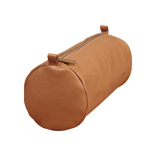 Clairefontaine Round Leather Pencil Case Brown